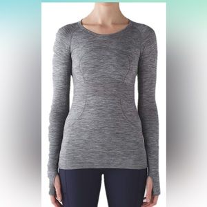 Lululemon Swiftly Tech Long Sleeve Shirt- Medium Grey Size Medium